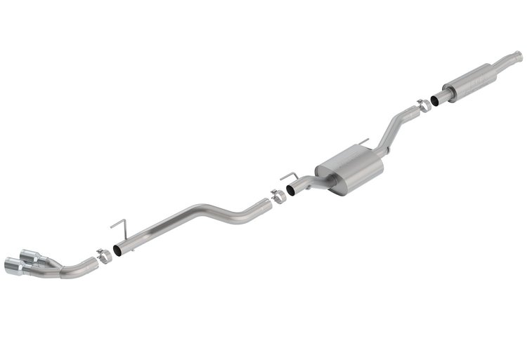 140812 S-Type Cat-Back Exhaust System Fits Select Jeep Gladiator 3.6L V6 4WD Crew Cab