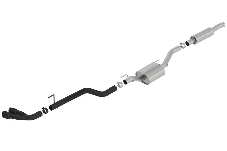 140812CB S-Type Cat-Back Exhaust System Fits Select Jeep Gladiator 3.6L V6 4WD Crew Cab