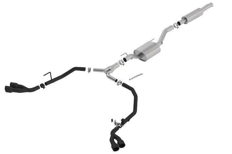 140815CB S-Type Cat-Back Exhaust System Fits Select Jeep Gladiator 3.6L V6