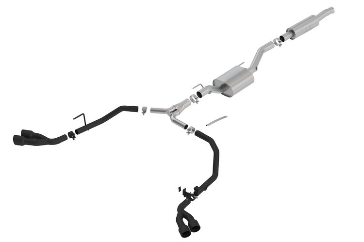 140816CB ATAK Cat-Back Exhaust System Fits Select Jeep Gladiator 3.6L V6
