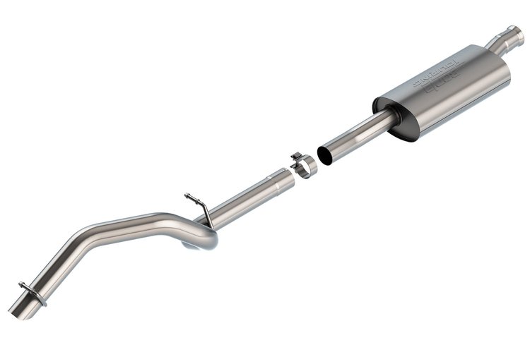 140822 Touring Cat-Back Exhaust System Fits Select Wrangler JLU 2.0L Turbo 4WD Excl. 4XE
