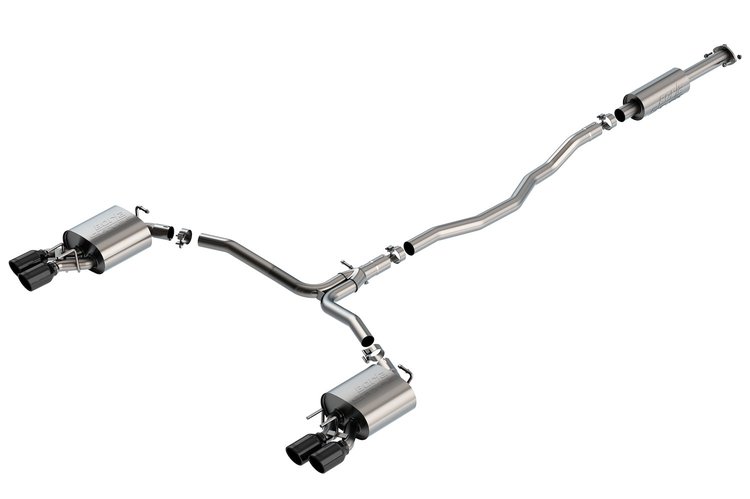 140823BC S-Type Cat-Back Exhaust System for 2018–2024 Toyota Camry XSE 3.5L V6