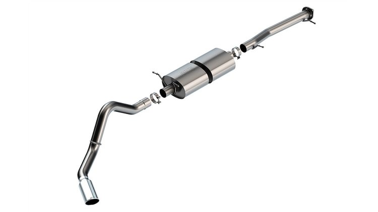 S-Type Cat-Back Exhaust System Fits Select Chevrolet Silverado and GMC Sierra 2500 HD and 3500 HD Trucks