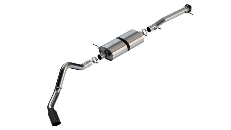 140833BC S-Type Cat-Back Exhaust System Fits Select Chevrolet Silverado 2500/3500, GMC Sierra 2500/3500 6.6L V8