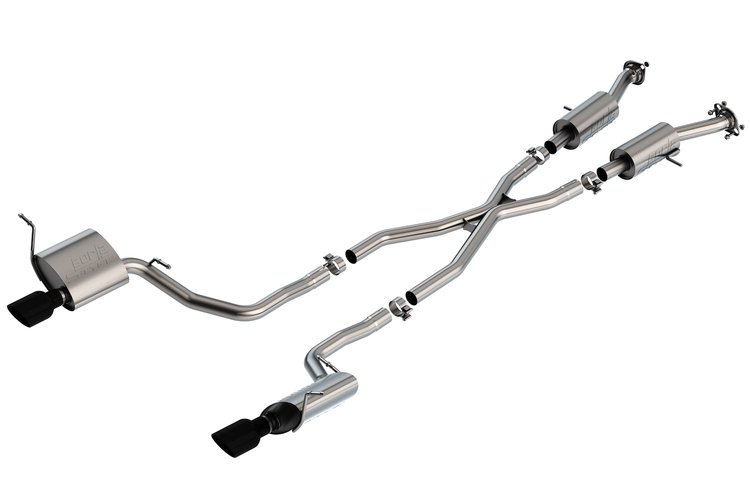 140835BC S-Type Cat-Back Exhaust System for 2014–2021 Grand Cherokee Laredo, Limited, Overland & Trailhawk 3.6L V6