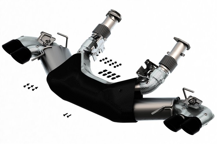 140838BC S-Type Cat-Back Exhaust System Fits Select Chevrolet Corvette C8 6.2L V8