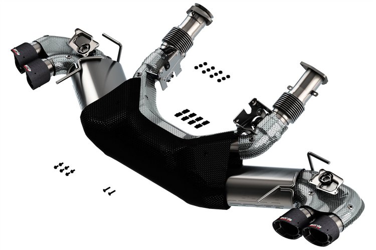 140838CF S-Type Cat-Back Exhaust System Fits Select Chevrolet Corvette C8 6.2L V8
