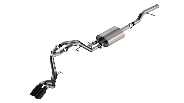 140855BC S-Type Cat-Back Exhaust System Fits Select Chevrolet Tahoe, Tahoe Z71, GMC Yukon, Yukon AT4 5.3L V8