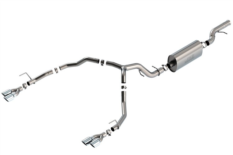 140858 Touring Cat-Back Exhaust System Fits Select Chevrolet Tahoe, GMC Yukon 6.2L V8 Engine