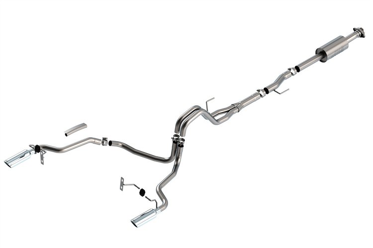 140863 S-Type Cat-Back Exhaust System Fits Select Ford F-150 2.7L, 3.5L V6