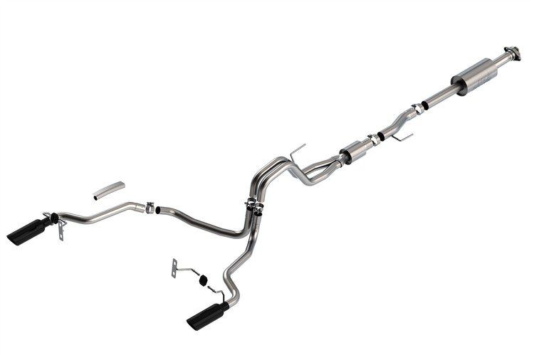 140866BC S-Type Cat-Back Exhaust System Fits Select Ford F-150 5.0L V8