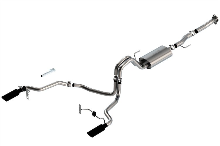140868BC S-Type Cat-Back Exhaust System Fits Select Ford F-150 5.0L V8