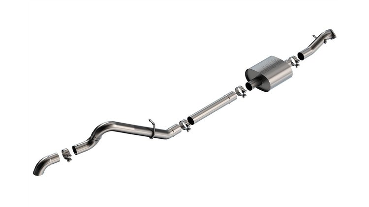 140897 Touring Cat-Back Exhaust System Fits Select Ford Bronco 2.3L 4 Cyl. Engine