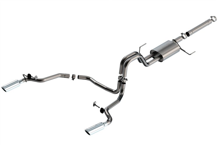 140903 S-Type Cat-Back Exhaust System Fits Select Ford F-150 3.5L V6 PowerBoost Engine