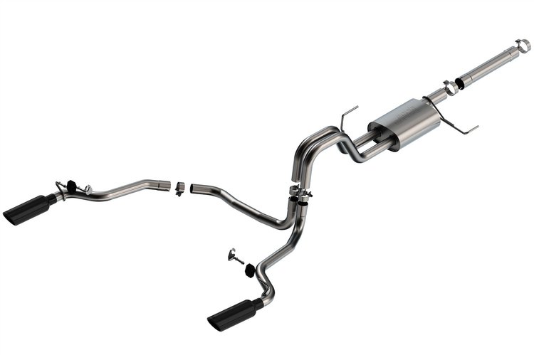 140903BC S-Type Cat-Back Exhaust System Fits Select Ford F-150 3.5L V6 PowerBoost Engine