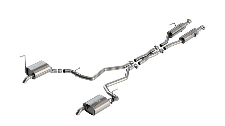 140906 S-Type Cat-Back Exhaust System for 2021-2023 Jeep Grand Cherokee L 3.6L V6 Engine