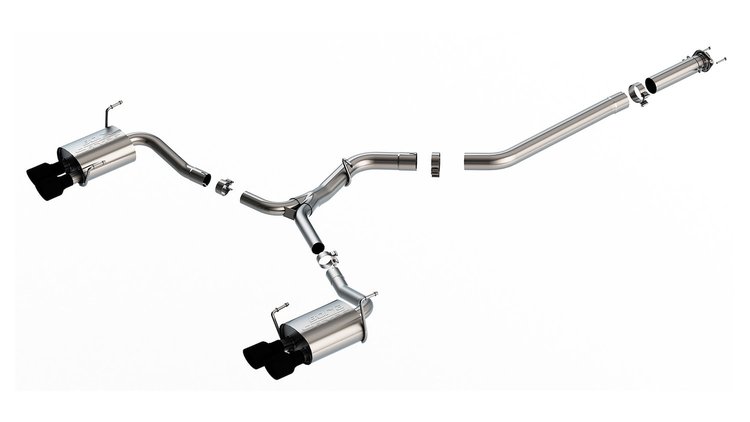 140907CB S-Type Cat-Back Exhaust System Fits Select Subaru WRX 2.4L 4 Cyl. Turbocharged Engine