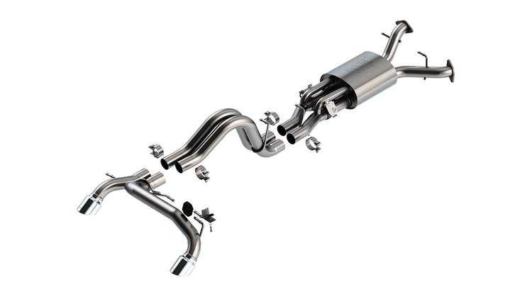 140934 Cat-Back Exhaust System Fits Select Ford Bronco Raptor 3.0L V6 Twin Turbo Engine