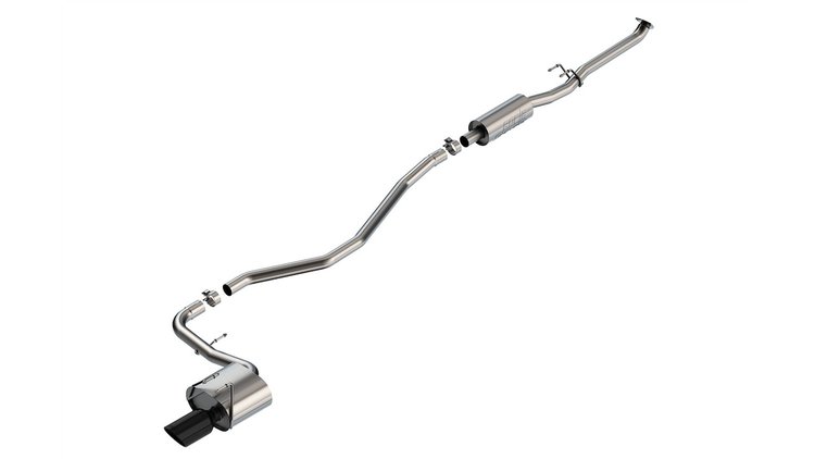 140941BC S-Type Cat-Back Exhaust System Fits Select Honda Civic Sport 2.0L 4 Cyl. Engine