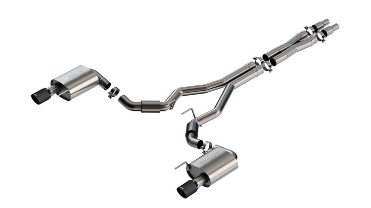 140960CFBA S-Type Cat-Back Exhaust System Fits Select Ford Mustang GT 5.0L V8 Engine