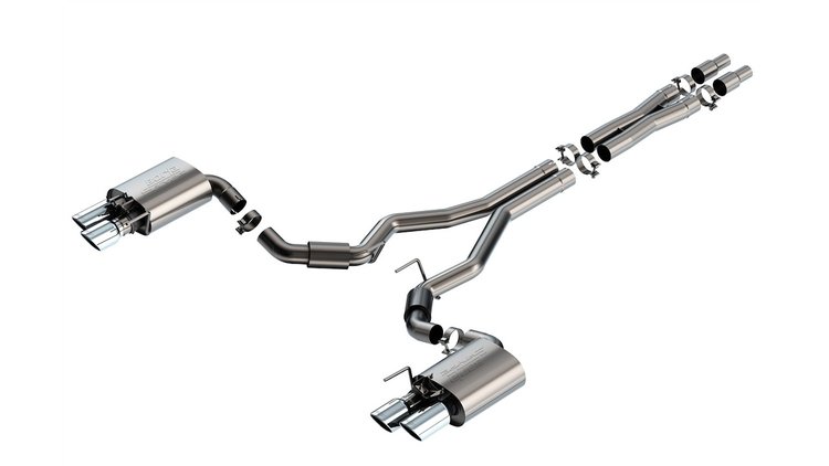 140962 S-Type Cat-Back Exhaust System Fits Select Ford Mustang GT