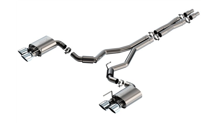 140964 S-Type Cat-Back Exhaust System Fits Select Mustang Dark Horse
