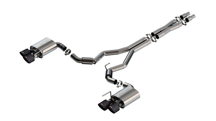 140964CFBA S-Type Cat-Back Exhaust System Fits Select Mustang Dark Horse