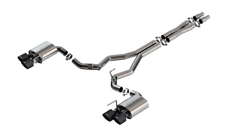 140965CFBA ATAK Cat-Back Exhaust System Fits Select Mustang Dark Horse