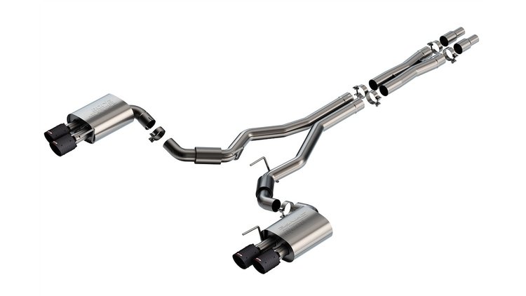 140969CFBA S-Type Cat-Back Exhaust System Fits Select Ford Mustang GT