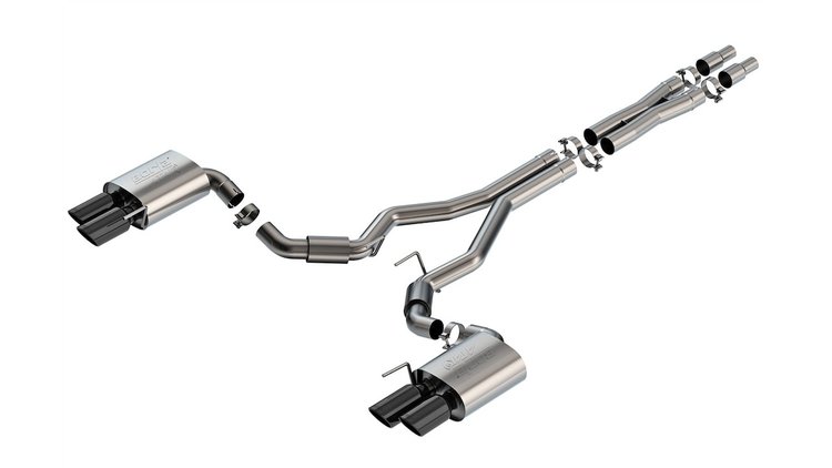 140970BC ATAK Cat-Back Exhaust System Fits Select Ford Mustang GT