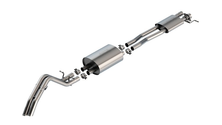 S-Type Cat-Back Exhaust System, 2.25 in., High-Clearance, Fits Select Ford Ranger