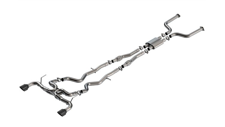140978BC ATAK Cat-Back Exhaust System for 2016-2024 Infiniti Q50 for 2016-2024 3.0L V6