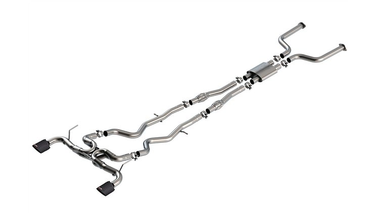 140978CFBA ATAK Cat-Back Exhaust System for 2016-2024 Infiniti Q50 for 2016-2024 3.0L V6