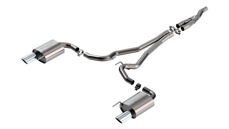 140979 S-Type Cat-Back Exhaust System Fits Select Ford Mustang 2.3L 4 Cyl. EcoBoost Engine