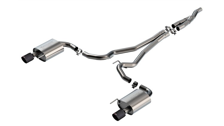 140979CFBA S-Type Cat-Back Exhaust System Fits Select Ford Mustang 2.3L 4 Cyl. EcoBoost Engine