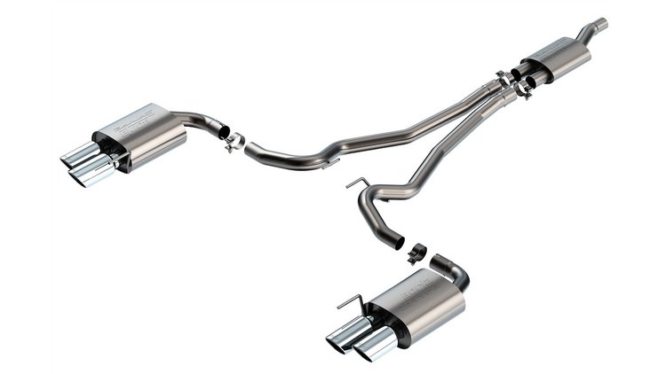 140981 S-Type Cat-Back Exhaust System Fits Select Ford Mustang 2.3L 4 Cyl. EcoBoost Engine