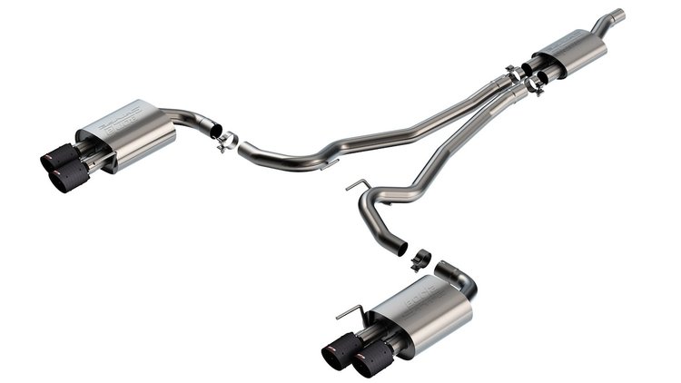 140981CFBA S-Type Cat-Back Exhaust System Fits Select Ford Mustang 2.3L 4 Cyl. EcoBoost Engine