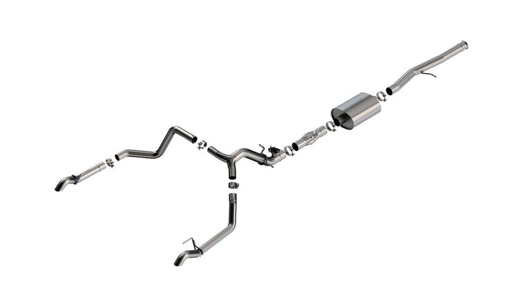 141004 ATAK Cat-Back Exhaust System Fits Select Chevrolet Silverado 1500 ZR2, GMC Sierra 1500 AT4X 6.2L V8 4WD Crew Cab