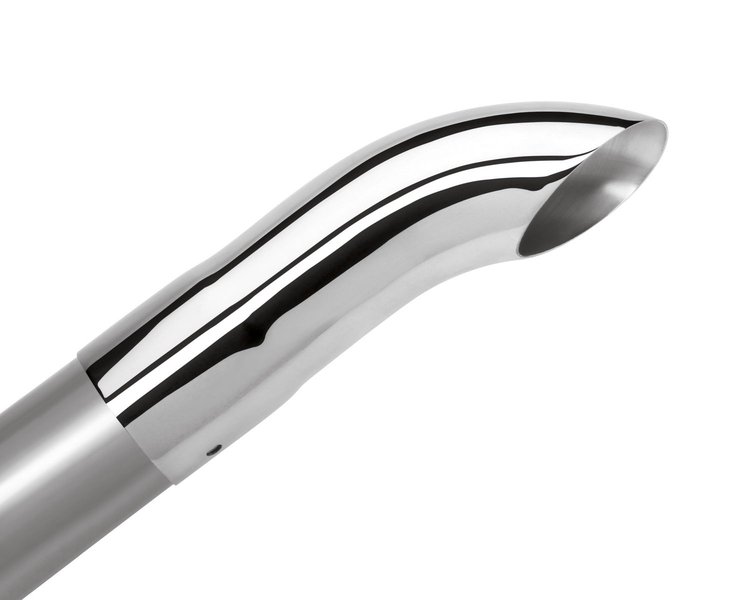 Stainless Steel Exhaust Tip Outlet Size: 2"