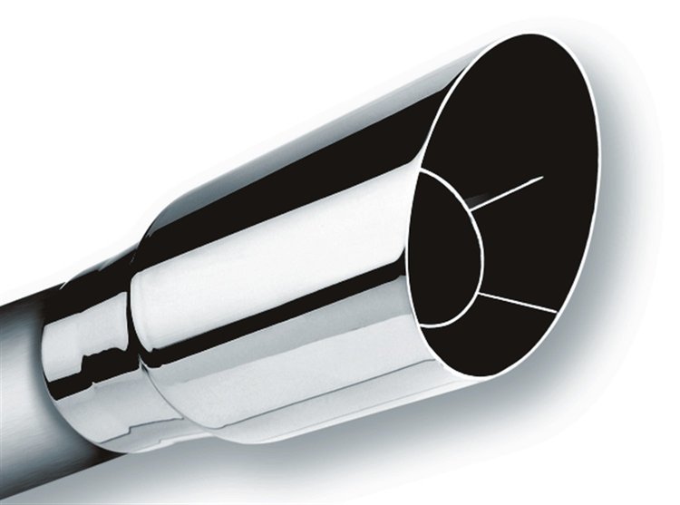 Stainless Steel Exhaust Tip Outlet Size: 3-1/2"