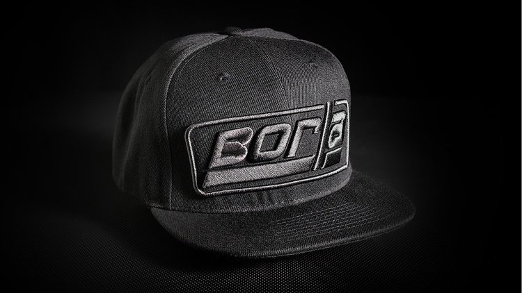 21610 Baseball Cap Borla Logo Universal Fit [Black]