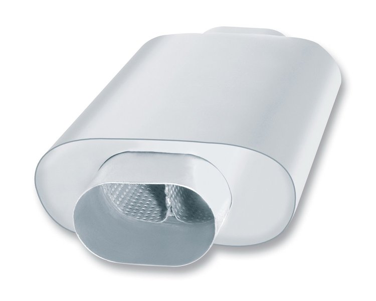 XR-1 Hooters Slim Line Muffler Type: Oval