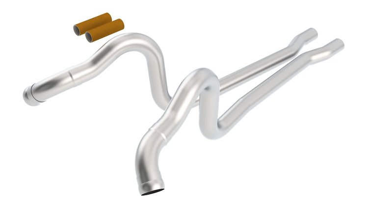 Axle-Back Pipes 2011-2014 Ford Mustang GT/GT500 5.0L/5.4L