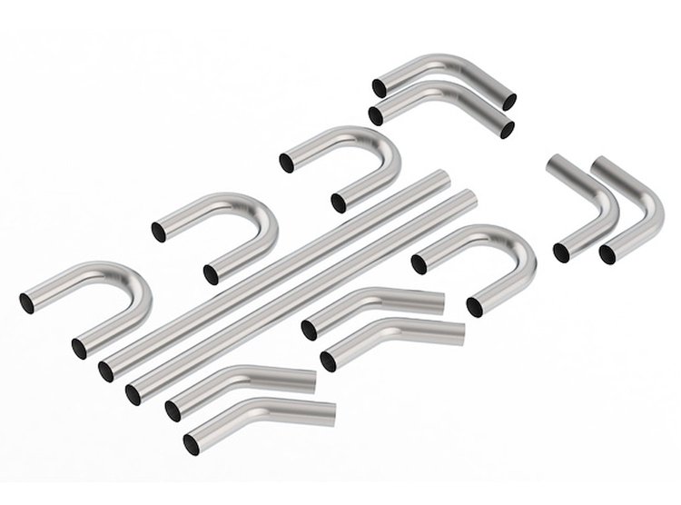 60592 Universal Hot Rod Exhaust System Kit [3 in. OD Diameter]