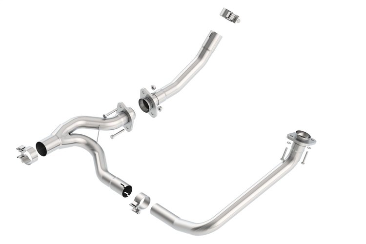 60595 Loop Delete Y-Pipe for 2012–2018 Jeep Wrangler JK, JKU 3.6L V6