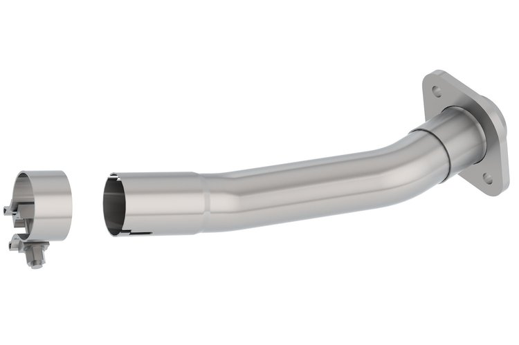 60698 Loop Delete Pipe Fits Select Jeep Wrangler JL, JLU, and Jeep Gladiator JT 3.6L V6 Engine