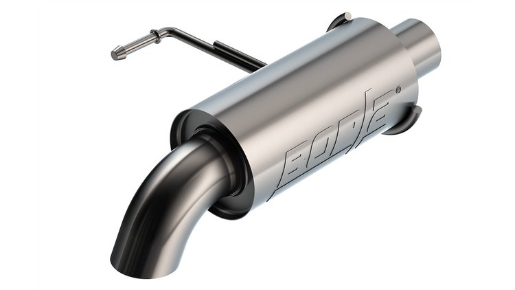 60725 Optional Muffler Fits Select Ford Bronco 2.3L 4 Cyl., 2.7L 6 Cyl. Engines for Borla High Clearance Climber, Rock Crawler S