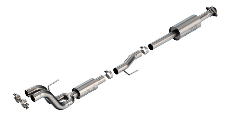 60731 S-Type Mid-Section Fits Select Ford F-150 Tremor, F-150 Black Appearance Package 3.5L V6, 5.0L V8 Engines
