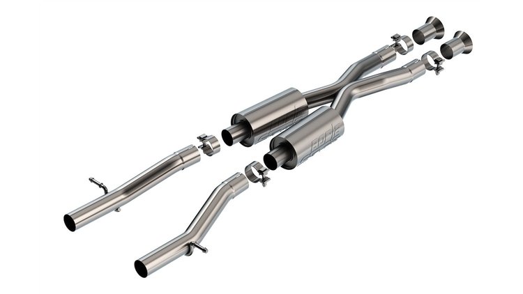60738 S-Type Mid-Section Exhaust System Fits Select Lexus RC F 5.0L V8 Engine