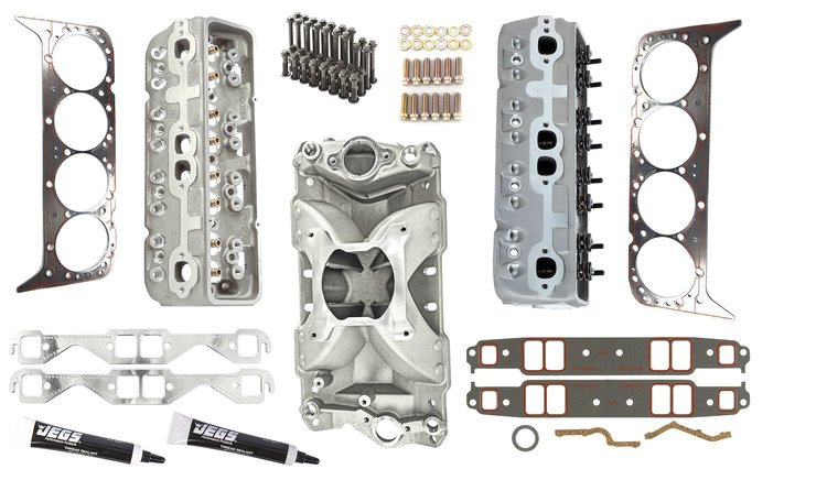 IK 200 Series Cylinder Head Kit with Single Plane Intake